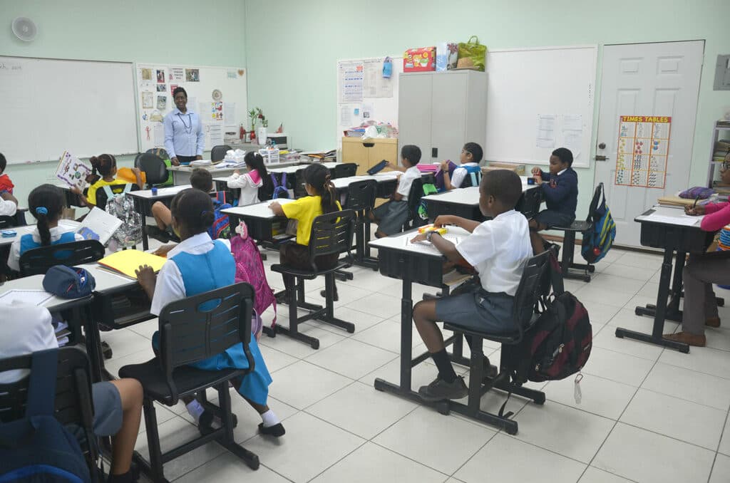 A St. Peter's classroom